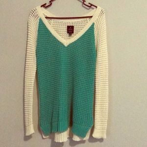 American Eagle waffle sweater